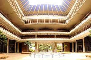 Capitol courtyard