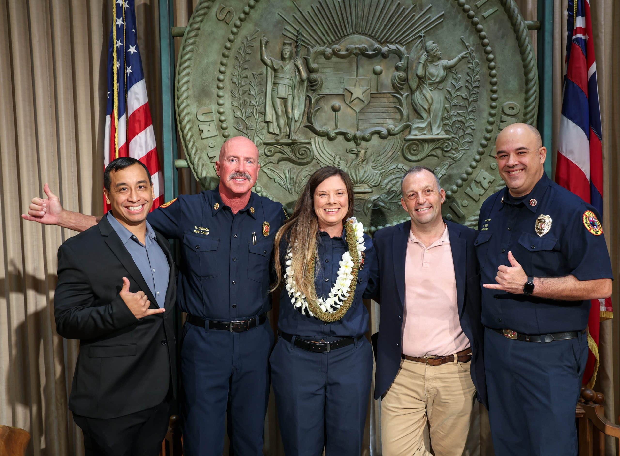 Governor Green Welcomes New State Fire Marshal