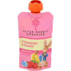 Peter Rabbit Organics Strawberry and Banana Pouch