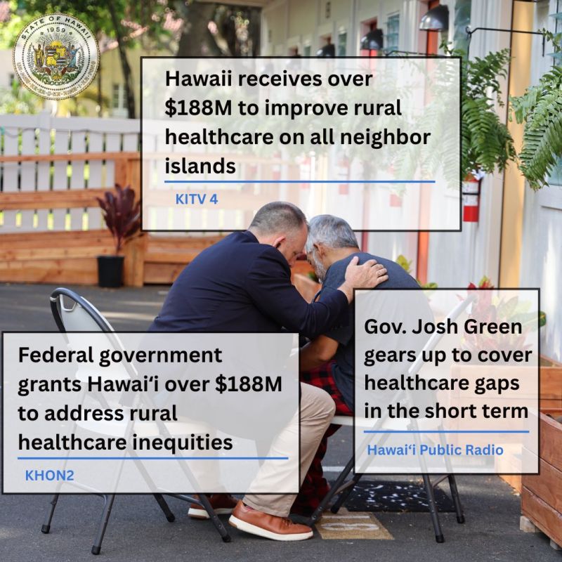 Image for the Tweet beginning: Big news for rural Hawaiʻi!