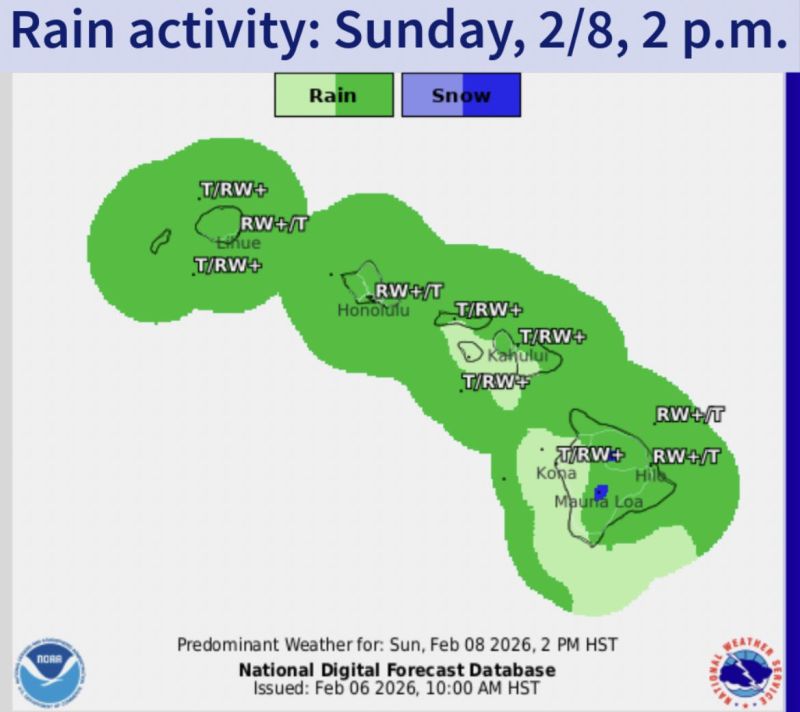 Image for the Tweet beginning: The National Weather Service is