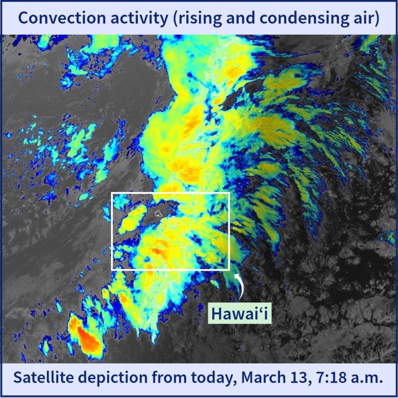 Image for the Tweet beginning: This powerful Kona storm is