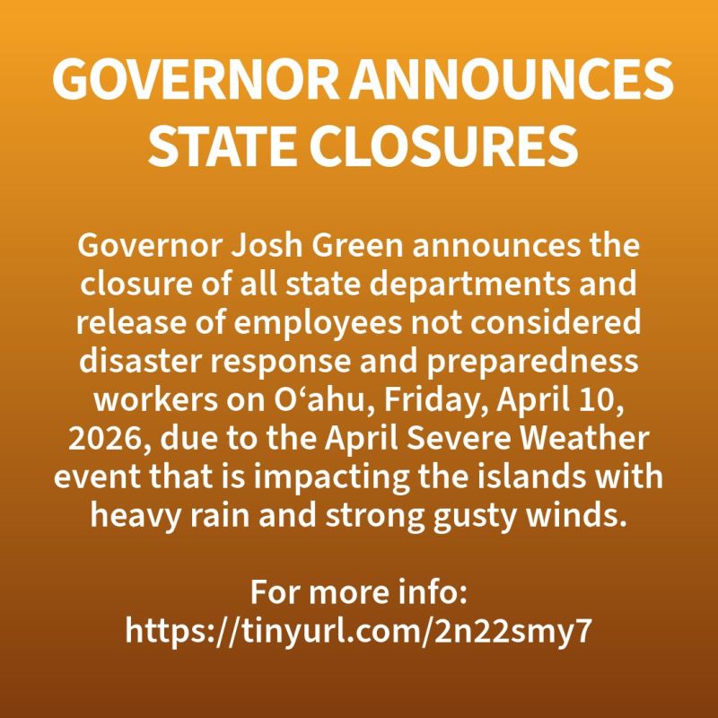 Image for the Tweet beginning: Governor announces state closures

Governor Josh